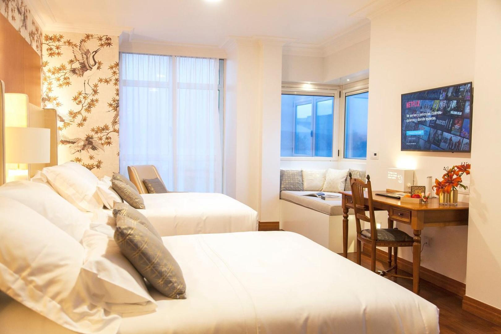 Augusta Eco Wellness Resort 4 Superior Sanxenxo Bagian luar foto